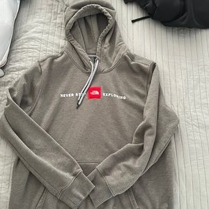 Grey The North Face hoodie